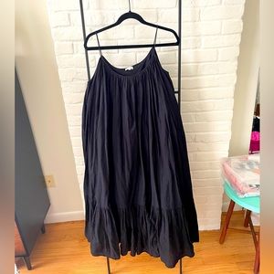 Rhode (resort) flounce hem cotton maxi dress XS EUC